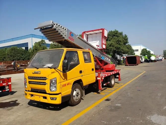 宜兴附近云梯车出租 砂石搬运